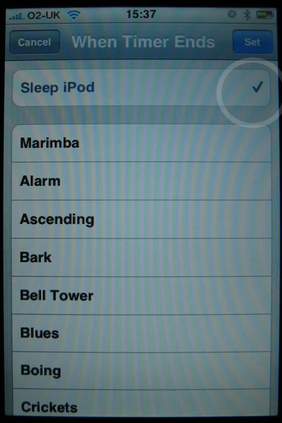 iPhone 1.1.3 Update Timer Sleep Feature